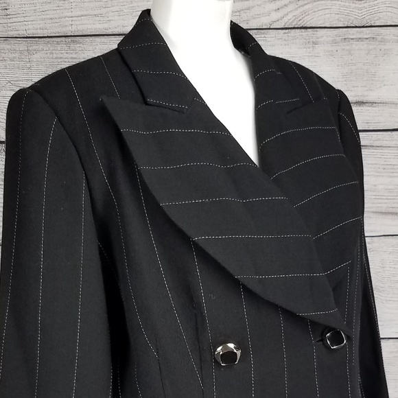 Vintage Alberto Makali x Cache Size 8 Double Breasted Blazer Suit Jacket - Picture 4 of 8